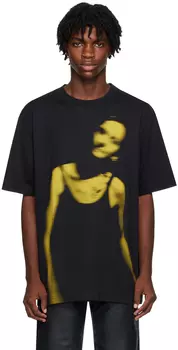 Черная футболка Haider Wood Wood