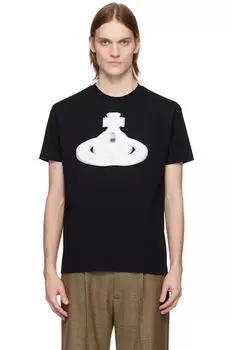 Черная футболка Halftone Orb Classic Vivienne Westwood