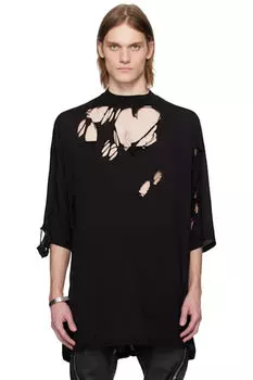 Черная футболка Hollywood Tommy Rick Owens DRKSHDW