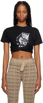 Черная футболка Кайли Conner Ives