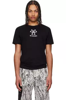 Черная футболка Kin Olly Shinder