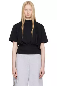 Черная футболка Клео FIDAN NOVRUZOVA