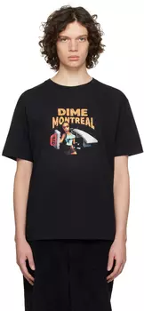 Черная футболка Лара Dime