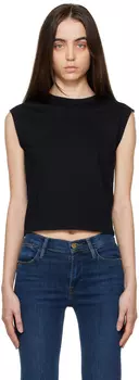 Черная футболка Le High Rise Muscle FRAME