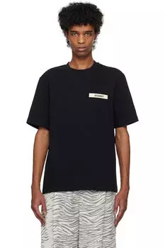 Черная футболка Les Classiques 'The Gros Grain' JACQUEMUS