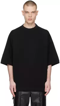 Черная футболка на молнии N.Hoolywood