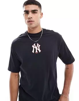 Черная футболка New Era NY Yankees World Series