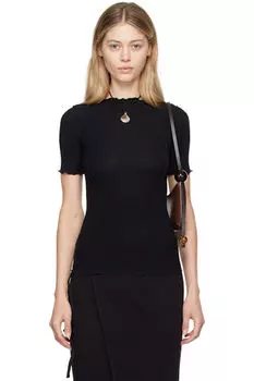 Черная футболка Omato 3/4 Baserange