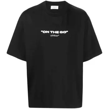 Черная футболка On The Go Skate Fit Off-White, черный