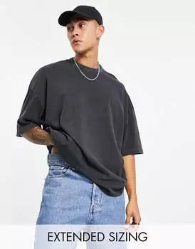 Черная футболка оверсайз ASOS DESIGN