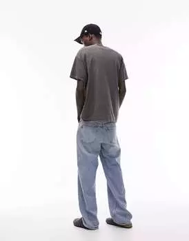 Черная футболка оверсайз Topman