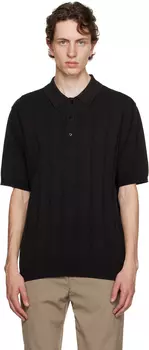 Черная футболка-поло Jahmad Saturdays NYC