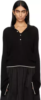 Черная футболка-поло «Кики» Soulland