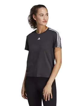 Черная футболка с 3 полосками adidas Training Essentials adidas performance
