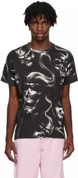 Черная футболка с аэрографом Stockholm (Surfboard) Club