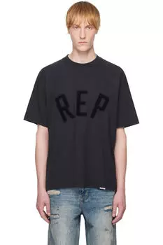 Черная футболка с аппликацией «Rep» Represent