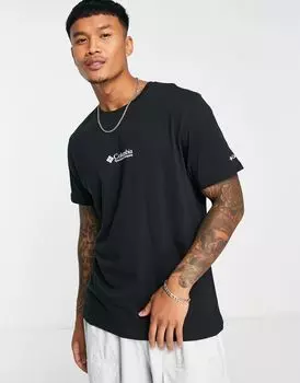 Черная футболка с базовым логотипом Columbia CSC — эксклюзивно для ASOS