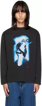 Черная футболка с длинным рукавом Compton Eytys