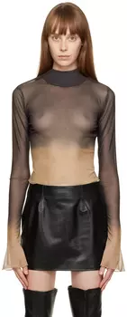 Черная футболка с длинным рукавом Heidi 16Arlington