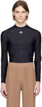 Черная футболка с длинным рукавом Marine Serre