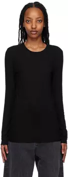 Черная футболка с длинным рукавом Nimas by Malene Birger