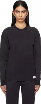 Черная футболка с длинными рукавами Alexander Wang