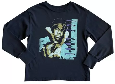 Черная футболка с длинными рукавами для мальчиков Ice Cube ROWDY SPROUT, черный