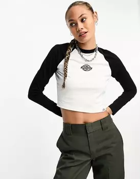 Черная футболка с длинными рукавами реглан Dickies sodaville