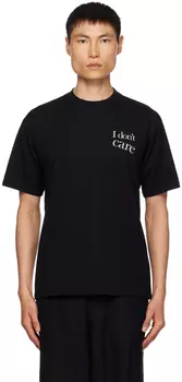 Черная футболка с флокированием UNDERCOVER