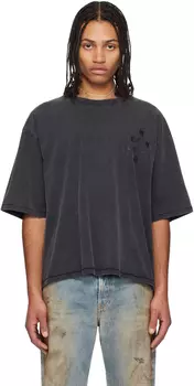 Черная футболка с готическим крестом Stolen Girlfriends Club