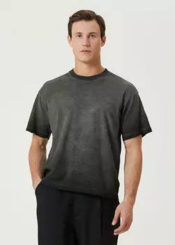 Черная футболка с градиентом John Elliott