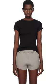 Черная футболка с изображением машинки для малышей FLORE FLORE