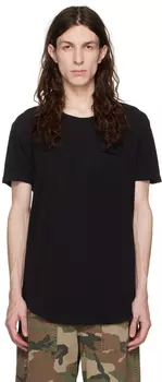 Черная футболка с карманом R13