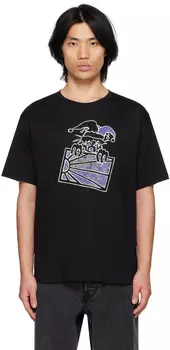 Черная футболка с клоуном Rassvet