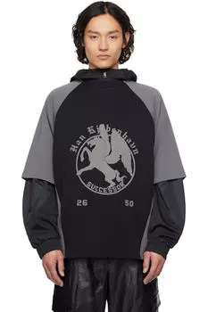 Черная футболка с коротким рукавом и принтом «Преемник» Han Kjobenhavn