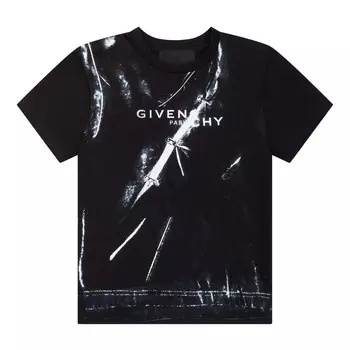 Черная футболка с короткими рукавами Givenchy, черный