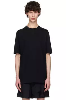 Черная футболка с круглым вырезом Jil Sander