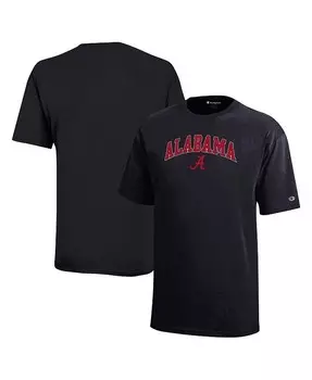 Черная футболка с логотипом Big Boys and Girls Alabama Crimson Tide Arch Champion, черный