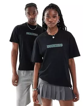 Черная футболка с логотипом Dickies Choteau center
