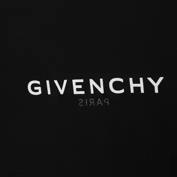 Черная футболка с логотипом Givenchy, черный
