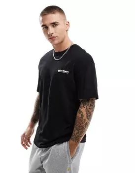 Черная футболка с логотипом Jack & Jones