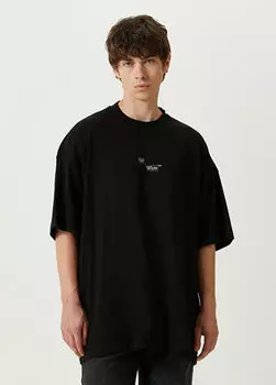 Черная футболка с логотипом Off-White