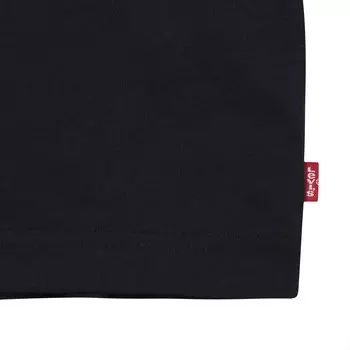 Черная футболка с логотипом сбоку Levi's, черный