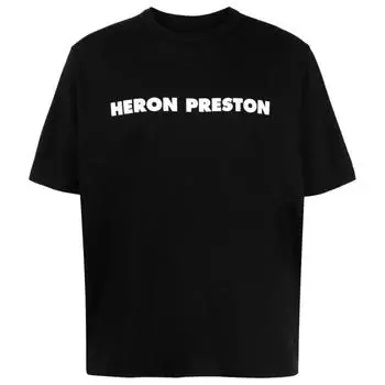 Черная футболка с логотипом This Is Not Heron Preston, черный