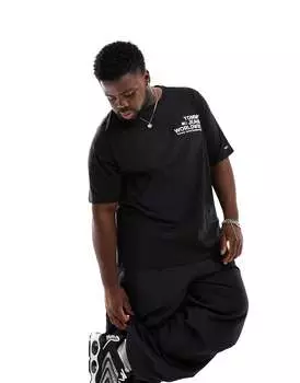 Черная футболка с логотипом Tommy Jeans Big & Tall