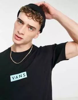 Черная футболка с логотипом Vans Classic Easy Box