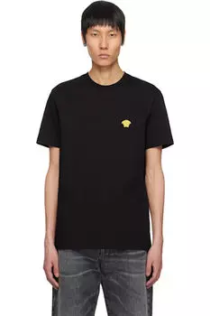 Черная футболка с Медузой Versace