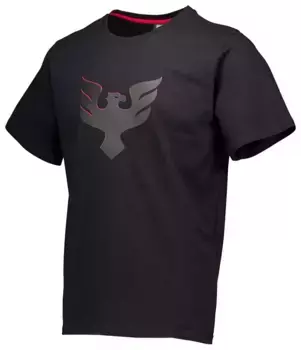 Черная футболка с многослойным логотипом Sport Design для взрослых DC United 2023-2024 Sport Design Sweden