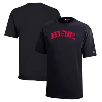 Черная футболка с надписью «Юный чемпион штата Огайо» Buckeyes Team Arch Champion, цвет Osu Black
