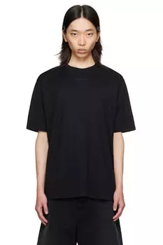 Черная футболка с нашивкой-логотипом Lanvin